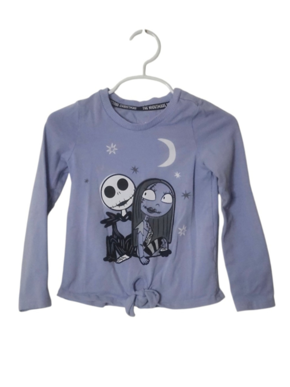 Girls Disney The Nightmare Before Christmas Long Sleeve Tee Purple 3T